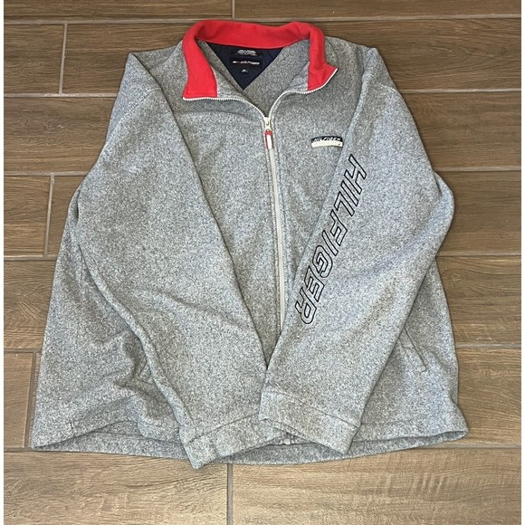 Hilfiger Athletics Men’s 2XL  Gray 1/4 Zip Pullover Sweatshirt Pullover - Picture 1 of 6
